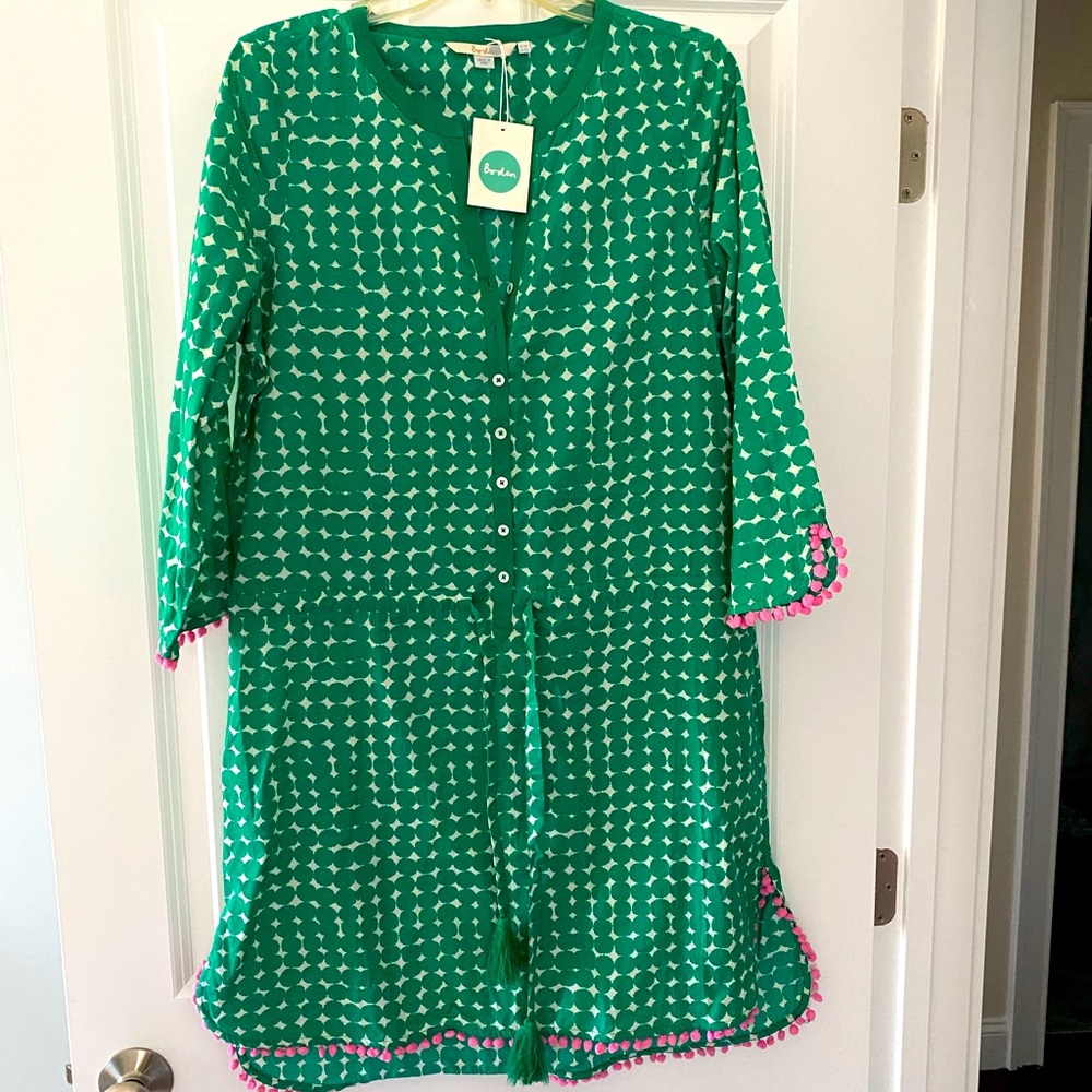 Boden cotton dress size 10